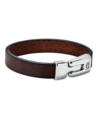 Leather Sterling Bracelet