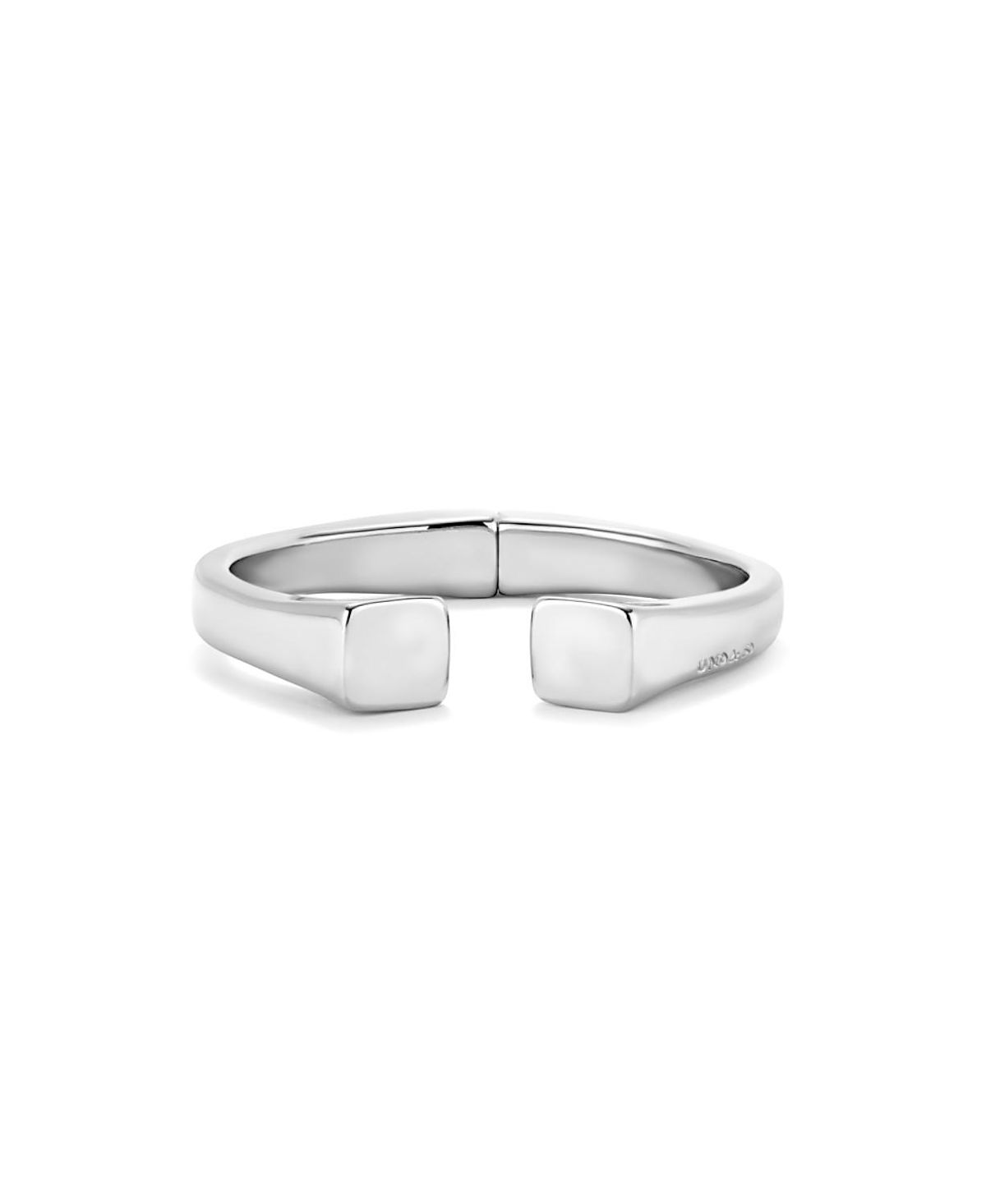 UNOde50 Rigid Sterling Plated Smooth Finish and Square Shape Bracelet