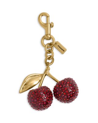 Small Crystal Cherry Bag Charm