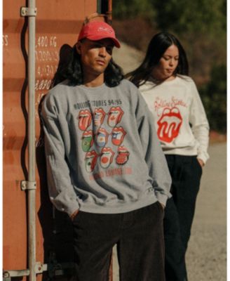  Men's Rolling Stones Voodoo Lounge Tour Flea Market Fleece Sweatshirts