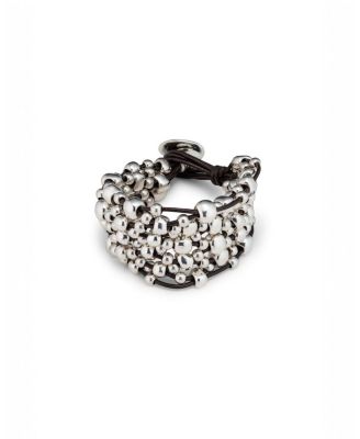  Textured Leather Cuff