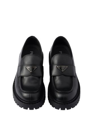  Men's Brushed Leather Loafers