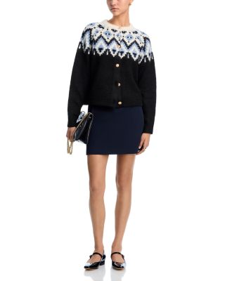 Fair Isle Crewneck Cardigan - Exclusive