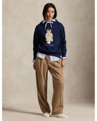 Polo Bear Fleece Hoodie Sweatshirt