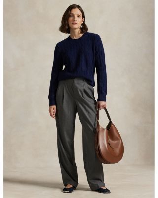 Flannel Wide Leg Pants