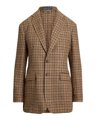 Plaid Linen Blazer