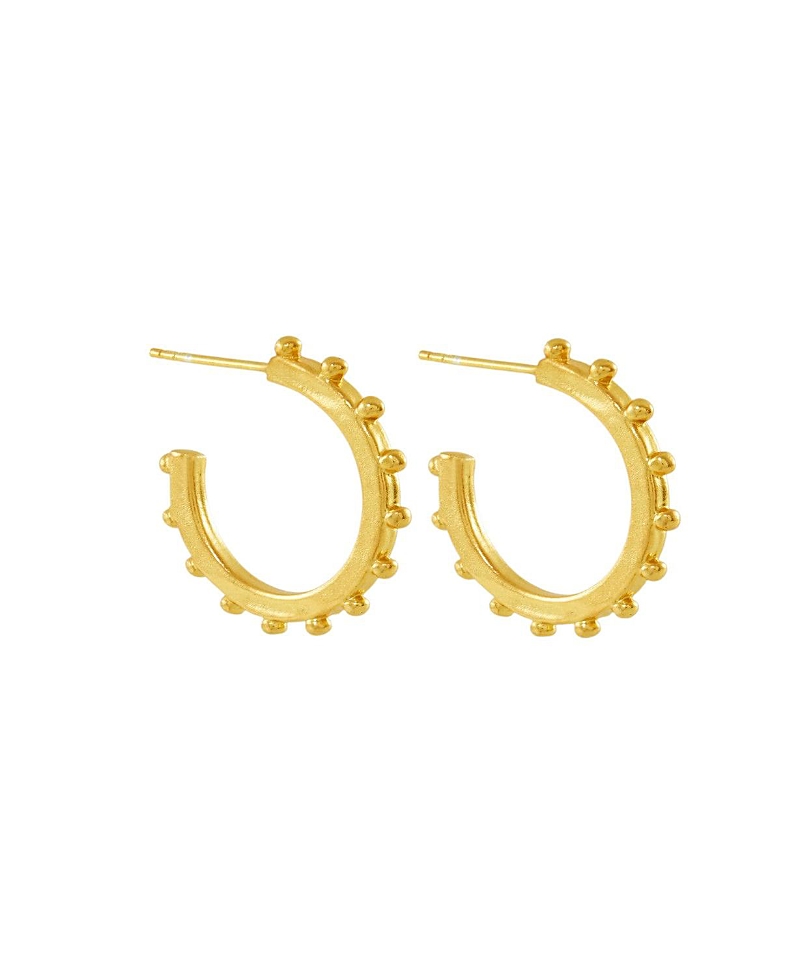 Ottoman Hands Aida Hoop Earrings