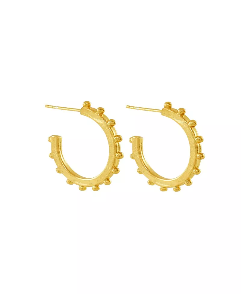 Ottoman Hands Aida Hoop Earrings