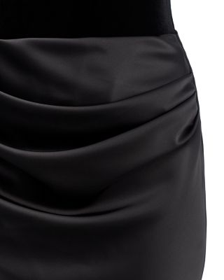 Strapless Velvet Bodice Gown - Exclusive