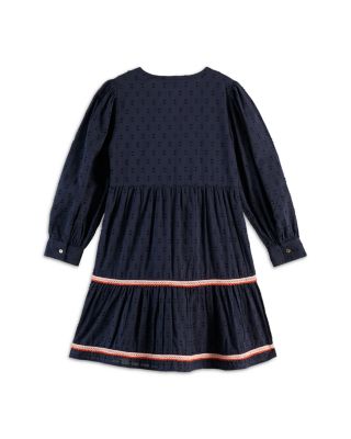 Girls' Clip Jacquard Embroidered Dress - Little Kid, Big Kid