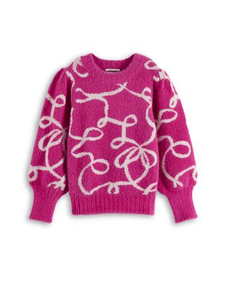 Girls' Turtleneck Intarsia Glitter Sweater - Little Kid, Big Kid