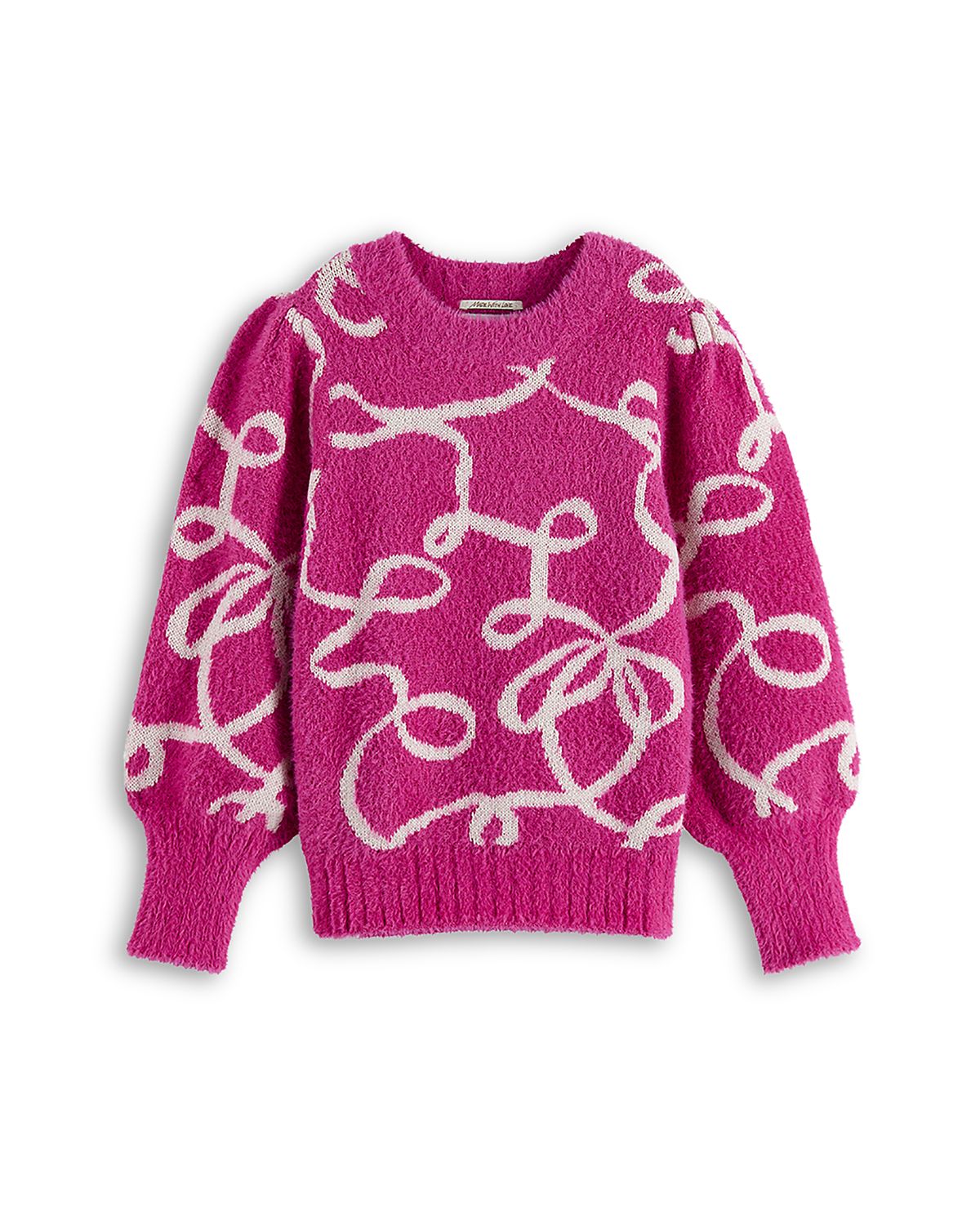 Scotch & Soda Girls' Turtleneck Intarsia Glitter Sweater - Little Kid, Big Kid