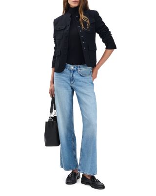 Saige Low Rise Ankle Straight Jeans in Ludlow