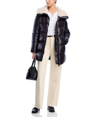 Bonita Faux Shearling Puffer Jacket