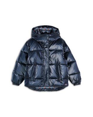 Girls' Short Metallic Puffer Jacket - Little Kid, Big Kid