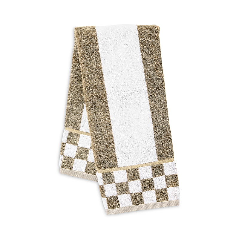 Mackenzie-childs Striped Hand Towel In Brown