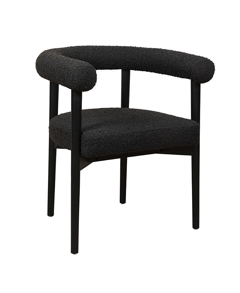 Tov Furniture Spara Performance Boucle Dining Chair In Black