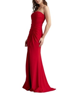 Dorsett Pleated Crepe Gown