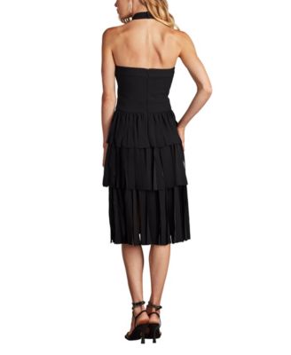  Darla Fringe Halter Dress