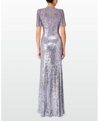 Jourdain Sequin-Embellished Gown