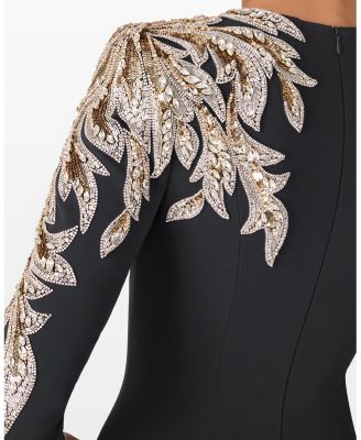 Honor Sequin-Embellished Maxi Gown