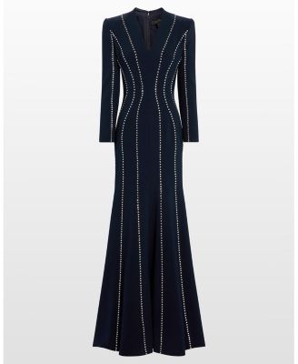 Victoire Rhinestone-Embellished Maxi Gown