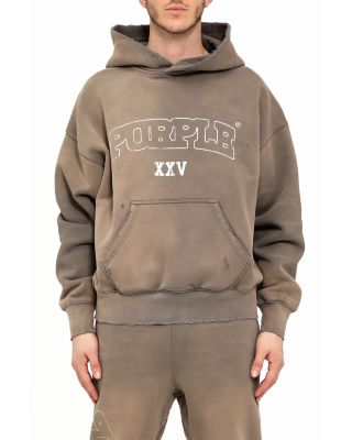 Oversized Fleece Logo Graphic Hoodie