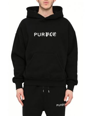 Oversized Fleece Logo Graphic Hoodie