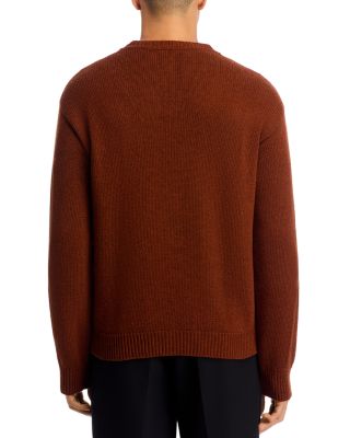 Wool with Alpaca Boucle Logo Sweater