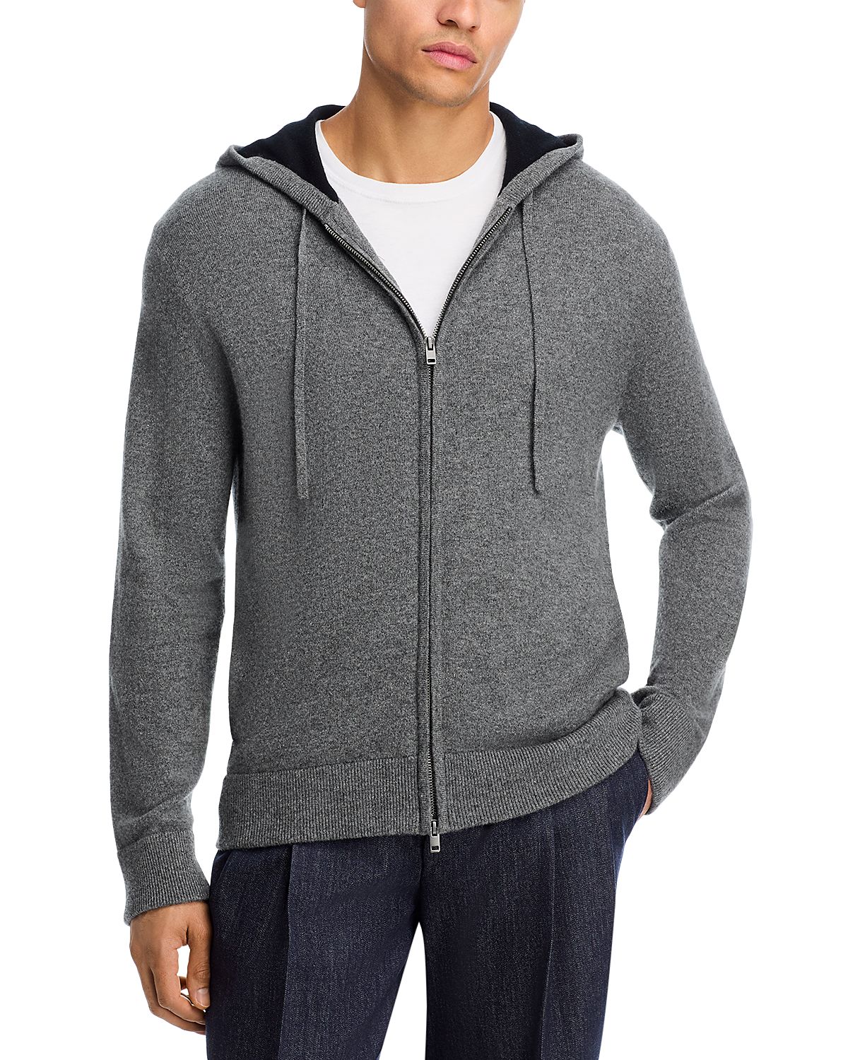 Vince Cashmere Zipper Hoodie