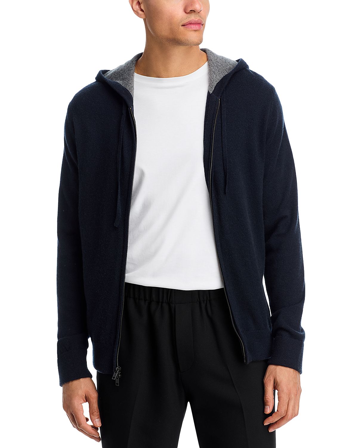 Vince Cashmere Zipper Hoodie