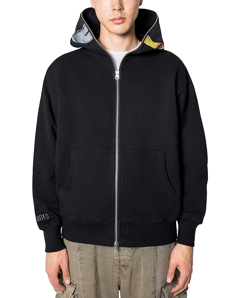 Pleasures Daft Punk Ram Graphic Zipper Hoodie In Black