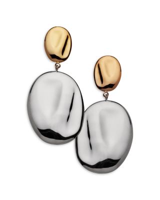 Havana Textured Pebble Drop Earrings