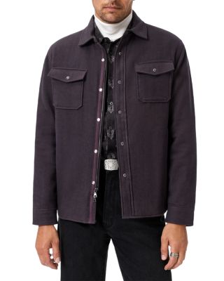 Jameson Herringbone Snap Button Long Sleeve Shirt