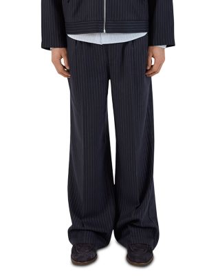 Twill Pinstripe Trousers