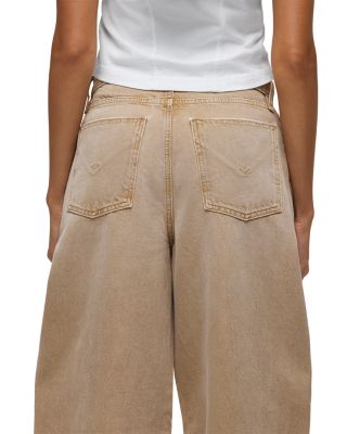 Bailey Relaxed Barrel Jeans in Burnt Khaki