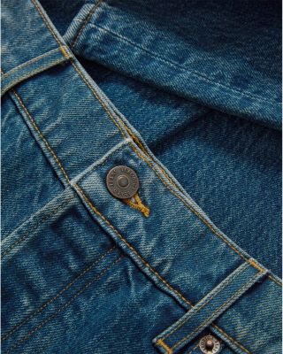 Leah Mid Rise Straight Jeans in Equinox Blue