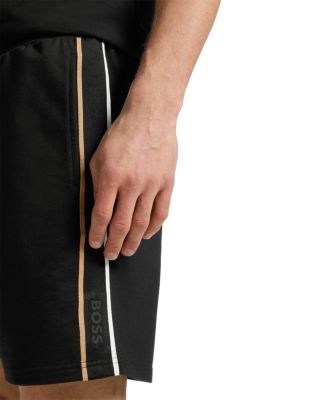 Contrast Trim Pajama Shorts