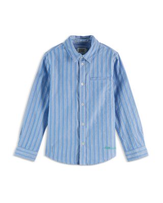 Boys' Regular Fit Classic Yarn Dyed Shirt - Little Kid, Big Kid