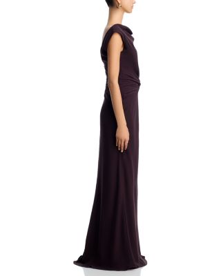 Crepe Twist Front Gown