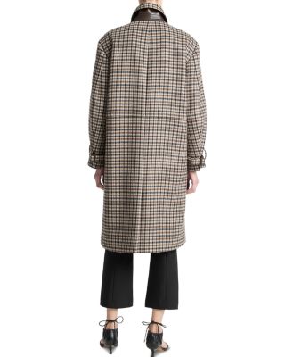 Plaid Car Coat 
