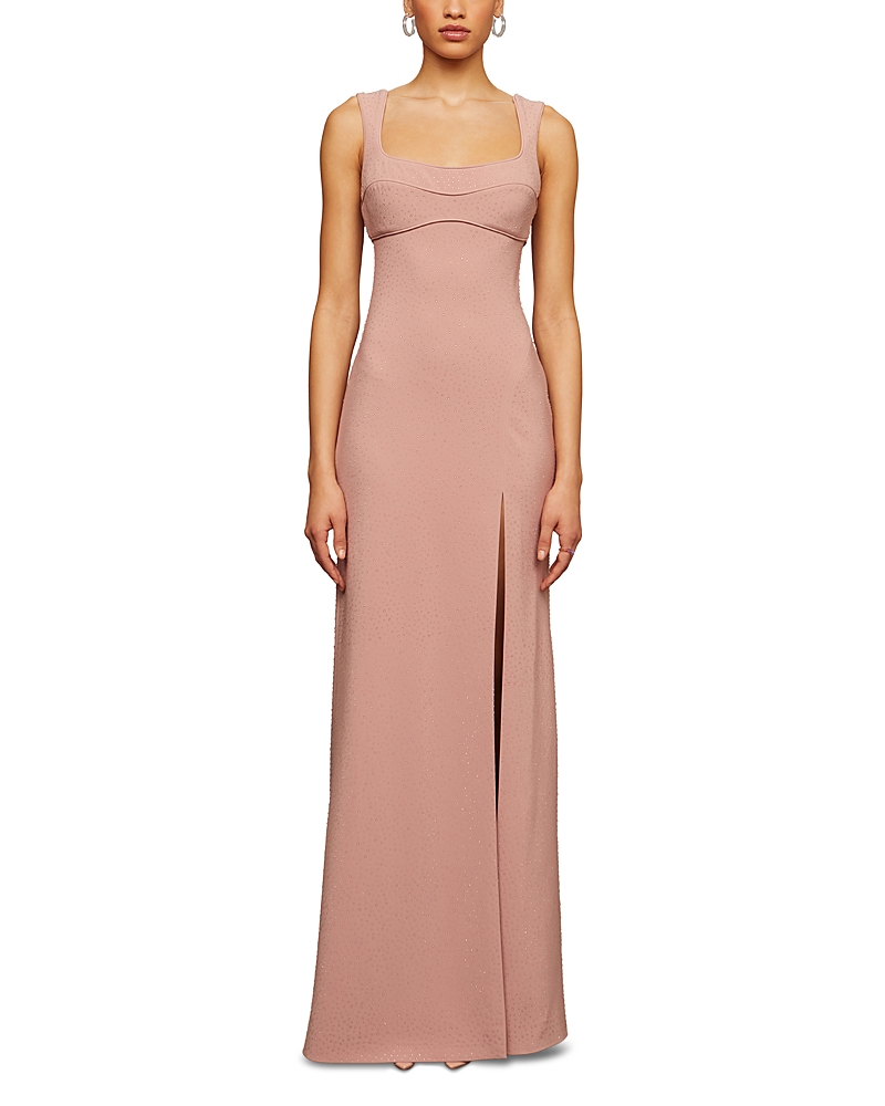 Amur Venice Embellished Maxi Dress In Pink
