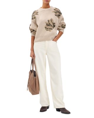 Julie Sequin Wool Sweater 