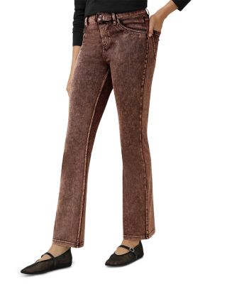 Ultra Soft High Rise Denim Baby Bootcut Leggings