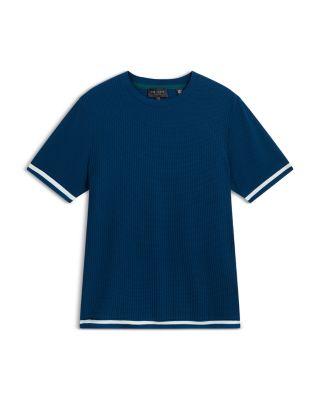 Ivanan Short Sleeve Rib Textured Tee