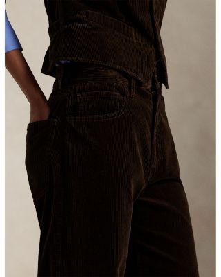 Cotton Corduroy Wide Leg Pant