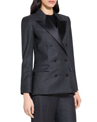 Double Breasted Tuxedo Combo Jacket
