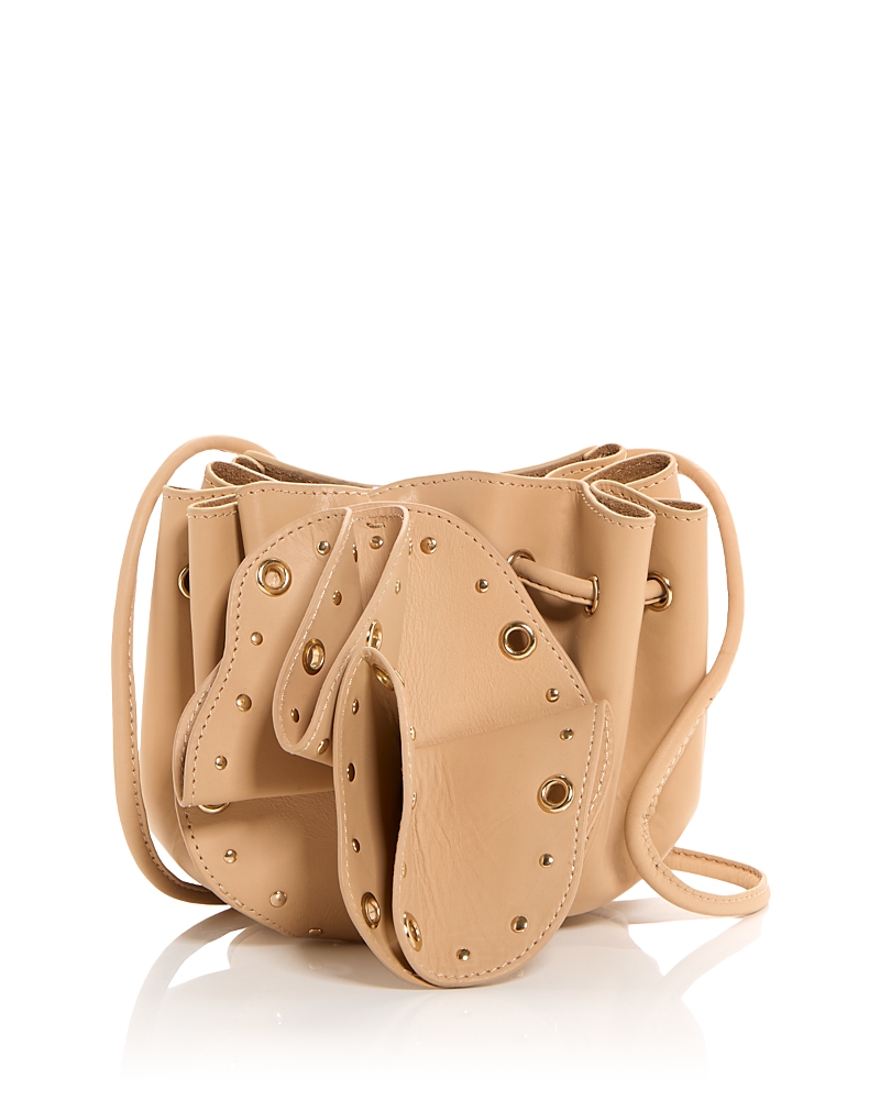 Farm Rio Flower Stud Leather Crossbody Bag
