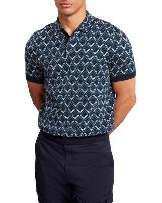 Melvvin Jacquard Polo Shirt