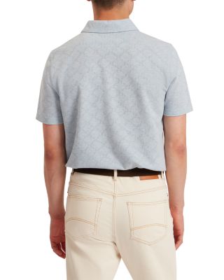 Dalimi Short Sleeve Diamond Jacquard Polo